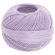 Fil de coton Lizbeth taille 10 - Light Purple Iris n°646 x111m|raw }}