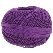 Fil de coton Lizbeth taille 10 - Dark Grape n°645 x111m