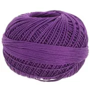 Fil de coton Lizbeth taille 10 - Dark Grape n°645 x111m