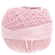 Fil de coton Lizbeth taille 10 - Baby Pink n°619 x111m|raw }}