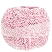 Fil de coton Lizbeth taille 10 - Baby Pink n°619 x111m