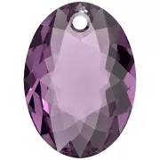 Pendentif PureCrystal 6438 Elliptic Cut Pendant 16 mm - Amethyst  x1