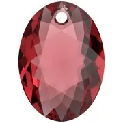 Pendentif PureCrystal 6438 Elliptic Cut Pendant 16 mm - Scarlet x1