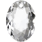 Pendentif PureCrystal 6438 Elliptic Cut Pendant 16 mm - Crystal x1
