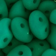 SuperDuo 2,5x5 mm Neon Dark Emerald Mat x10g