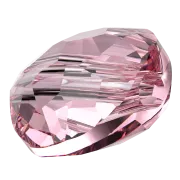 Perles rondes plates - 6 mm - Thin Round  PureCrystal 5034 - Light Rose x6