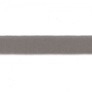 Lacet double synthétique - 5 mm Gris x 1m