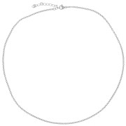 Tour de cou maille Forçat 2 mm - Acier inoxydable 304L x46cm|raw }}