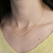 Tour de cou maille Boule 1.2 mm - Acier inoxydable 304L x46cm