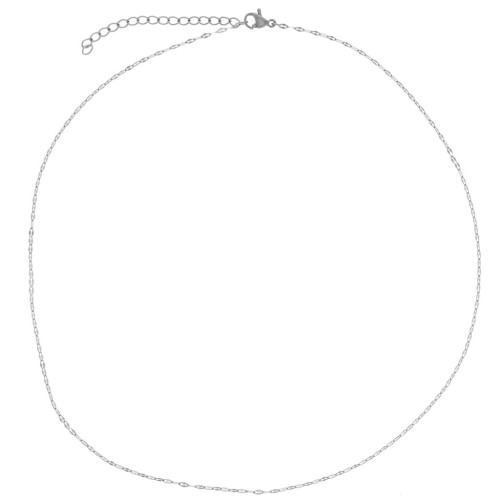 Tour de cou maille Fantaisie 1.4 mm - Acier inoxydable 304L x46cm