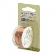 Fil de cuivre Artistic Wire 0.81 mm - Naturel Anti-ternissement x5.5m