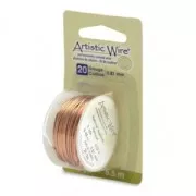 Fil de cuivre Artistic Wire 0.81 mm - Naturel x5.5m