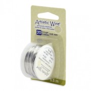 Fil de cuivre Artistic Wire 0.81 mm - Etain x5.5m