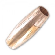 Fermoir aimanté pour cordon 6 mm en Acier inoxydable doré rose x1|raw }}