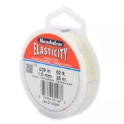Fil élastique Elasticity 1 mm - Transparent x25m