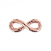Intercalaire infini 15x6 mm doré rose x1|raw }}