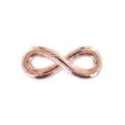 Intercalaire infini 15x6 mm doré rose x1
