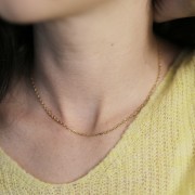 10 tours de cou maille Forçat 2 mm - Acier inoxydable 304L x46cm