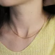 10 tours de cou maille Forçat 2 mm - Acier inoxydable 304L x46cm