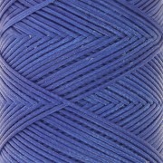 Fil plat en polyester ciré  Slam Cord pour micro macramé 0.8 mm - Bleu royal x100m