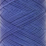 Fil plat en polyester ciré  Slam Cord pour micro macramé 0.8 mm - Bleu royal x100m