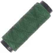 Fil plat en polyester ciré  Slam Cord pour micro macramé 0.6 mm - Vert forêt x100m|raw }}