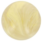 Perle en résine translucide 14 mm - Jaune clair marbré x6|raw }}