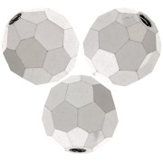 Perles rondes facettées Preciosa - Round Bead 6 mm - Crystal Labrador full x6|raw }}