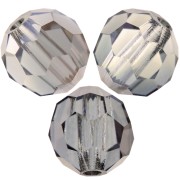 Perles rondes facettées Preciosa - Round Bead 5 mm - Crystal Valentinite x15|raw }}