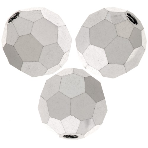 Perles rondes facettées Preciosa - Round Bead 5 mm - Crystal Labrador Full x15