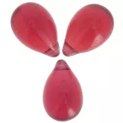 Gouttes 6x9 mm - Transparent Ruby x25