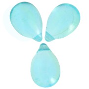Gouttes 6x9 mm - Transparent Aqua x25