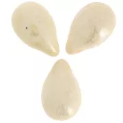 Gouttes 6x9 mm - Opaque White Picasso x25