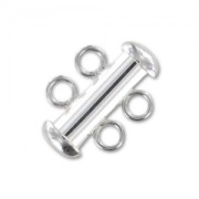 Fermoir 2 rangs 16 mm en Argent 925 x1|raw }}