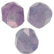 Facettes 6 mm Opaque Luster Amethyst x25|raw }}
