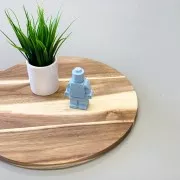 Moule silicone pour réaliser un robot 9.5x6.5 cm - Jesmonite - Transparent