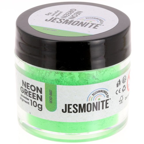 Pigment en poudre en flacon - Jesmonite - Vert fluo x10g
