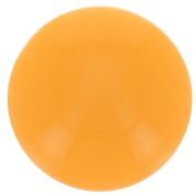 Cabochon rond en résine opaque 14 mm - Mandarine x1|raw }}