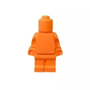 Pigment en poudre en flacon - Jesmonite - Orange fluo x10g