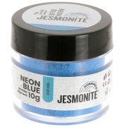 Pigment en poudre en flacon - Jesmonite - Bleu fluo x10g