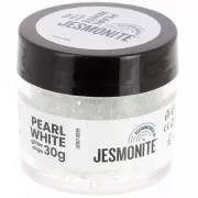 Chips pailletés en flacon - Jesmonite - Pearl White x30g
