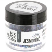 Chips pailletés en flacon - Jesmonite - Mix Black x30g|raw }}