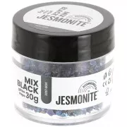 Chips pailletés en flacon - Jesmonite - Mix Black x30g
