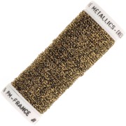 Fil à broder métallisé tressé 16 Au ver à soie pour broderie Antique Gold 004 x10m|raw }}