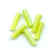 Preciosa Perles rocailles tubes 6.5x2 mm Peridot x20g