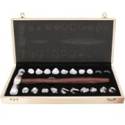 Marteau avec 20 embouts pour texturer le métal x1