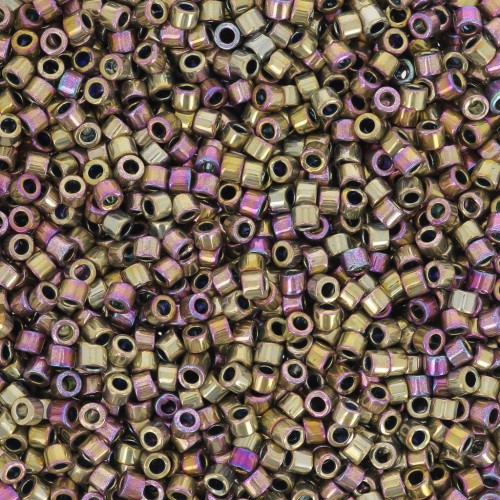 Miyuki Delica 11/0 DB0541 - Palladium Plated AB x5g