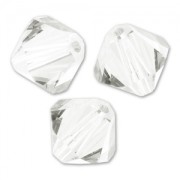 Toupies en cristal PureCrystal 5328 4 mm Crystal Silver Shade x50