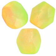 Facettes 6 mm - Orange Green Neon Mat x25|raw }}