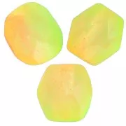 Facettes 6 mm - Orange Green Neon Mat x25